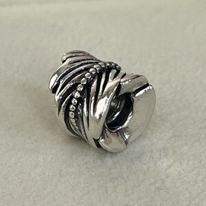 Pandora Curled Leaf Feather Charm
